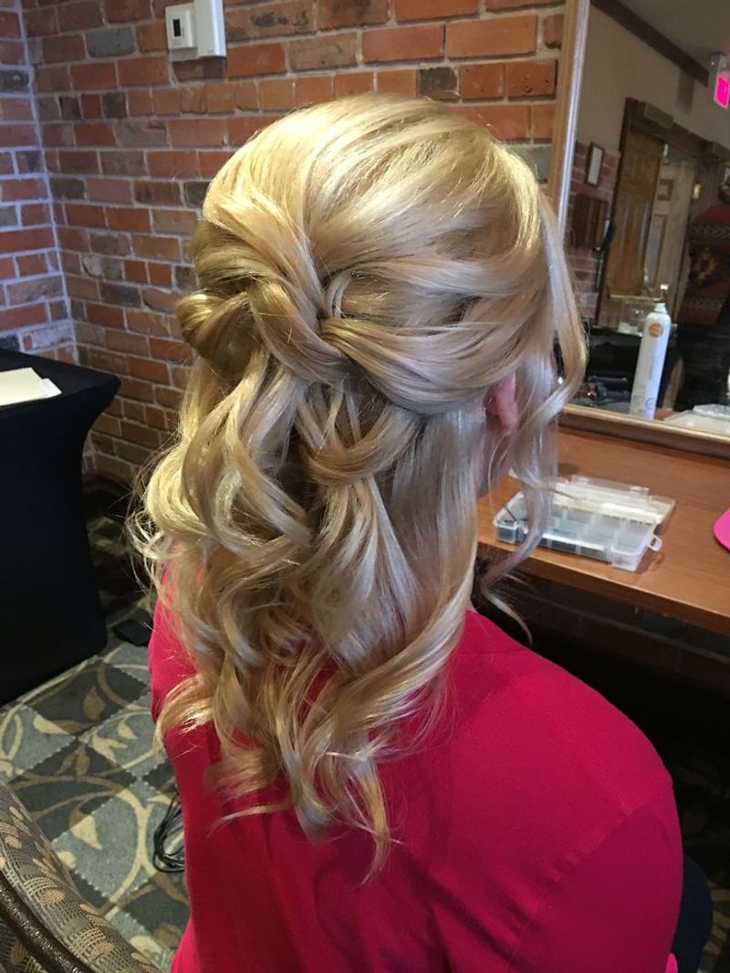 Romantic Half-Up Half-Down