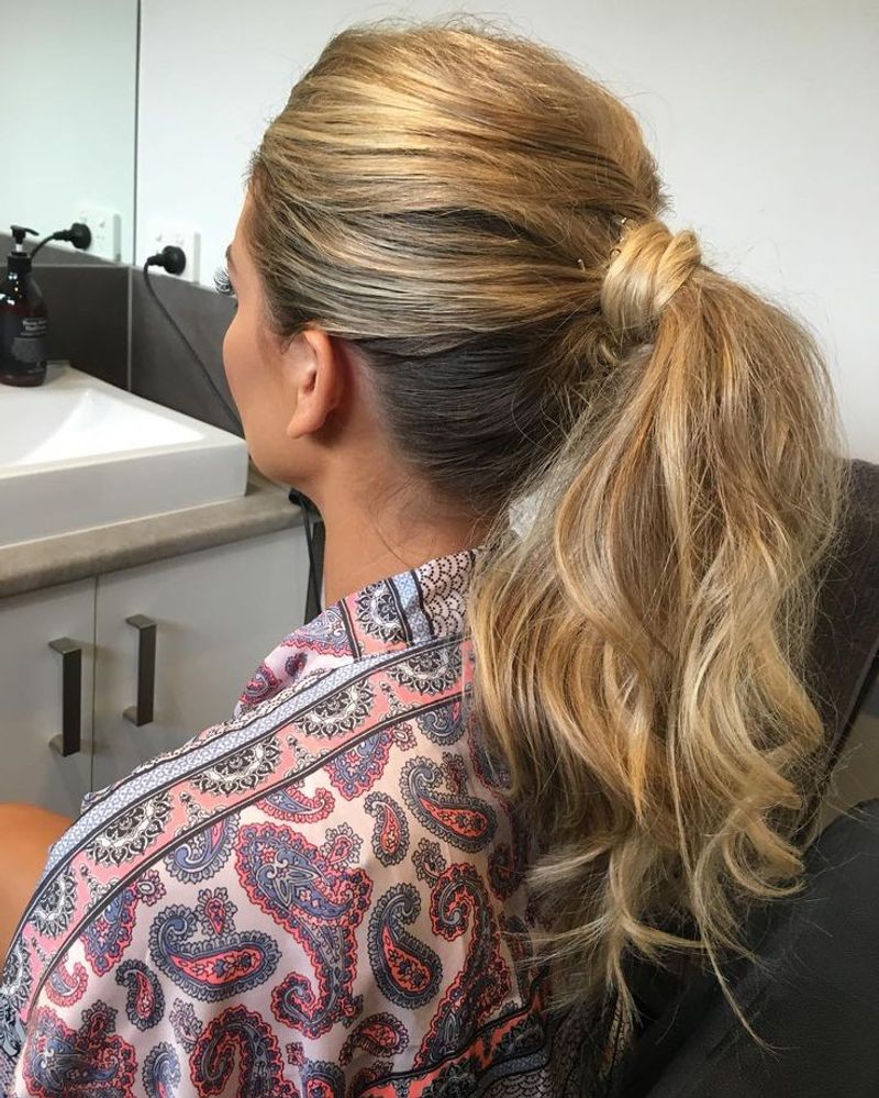 Messy Ponytail with Texture