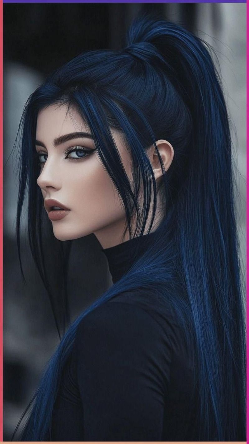 Sapphire Sleek Ponytail