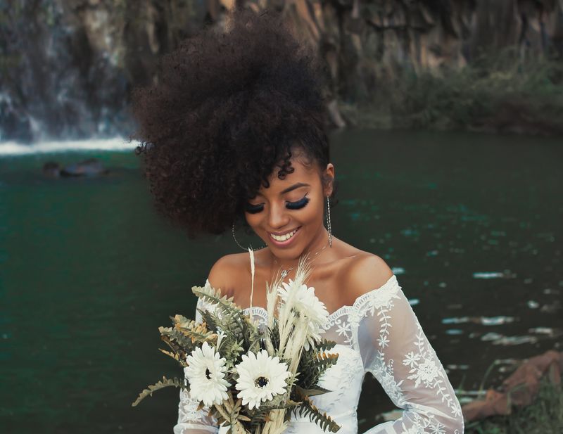 Voluminous Afro Puff