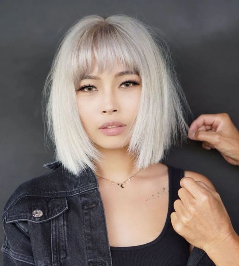 Short Blunt Bangs