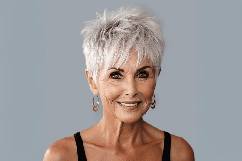 Feathered Pixie Cut
