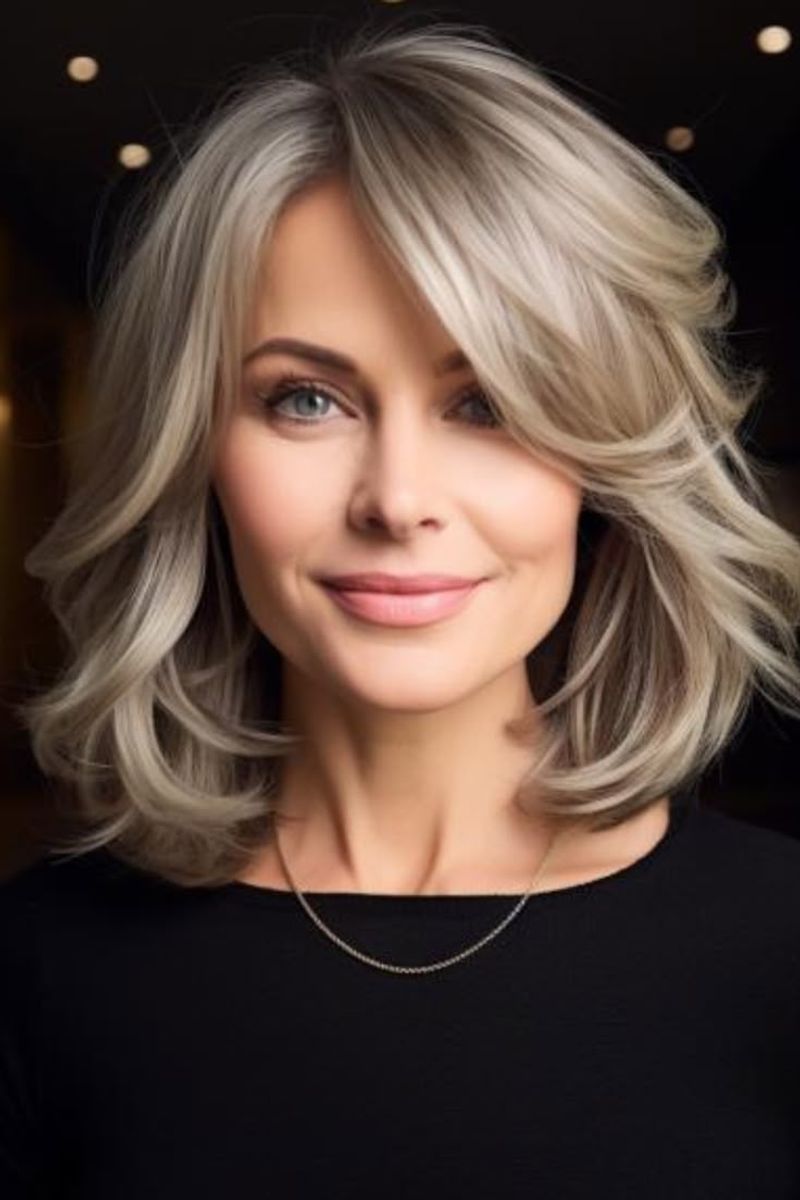 Side-Swept Bangs