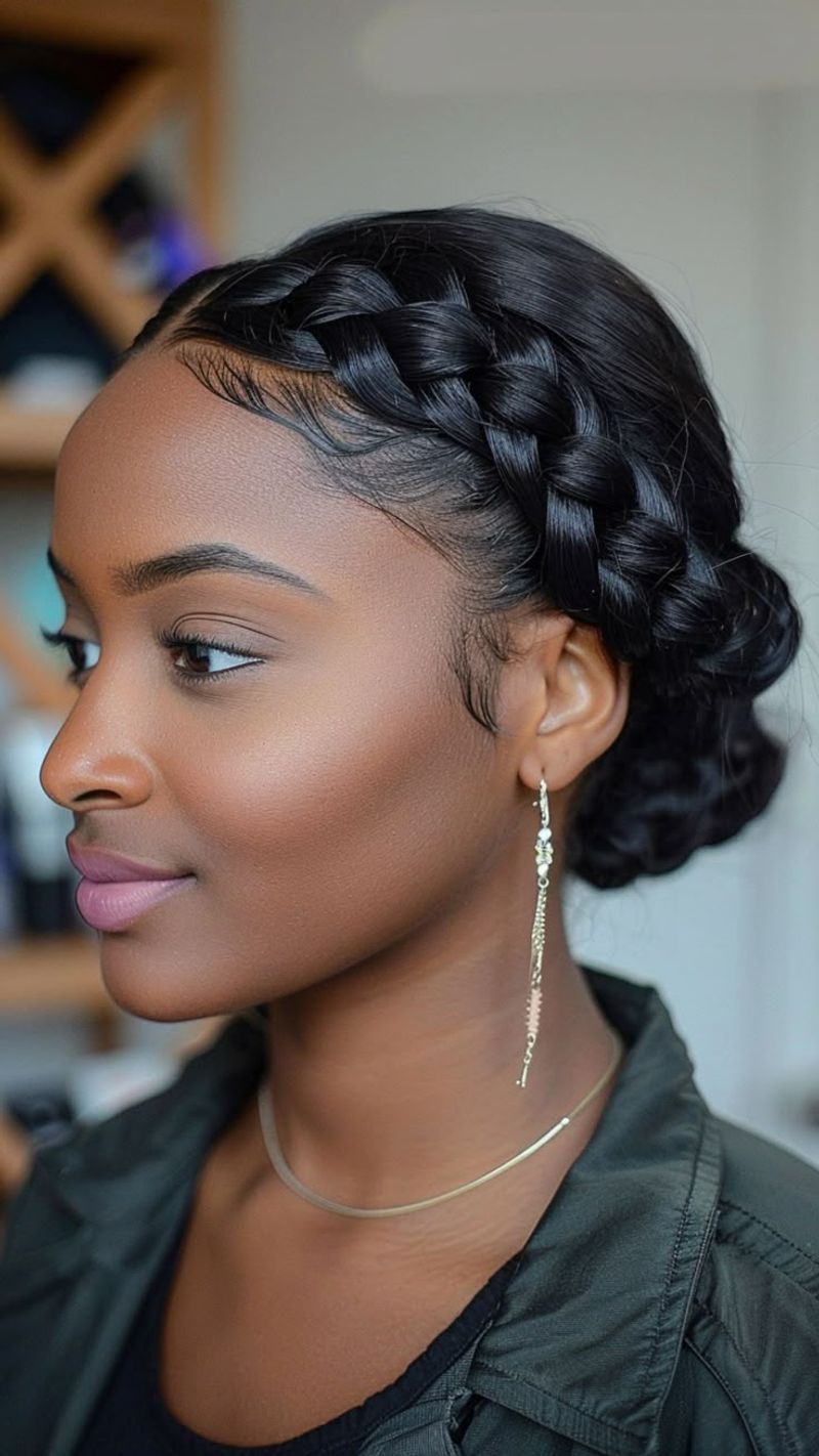 Dutch Braids Updo