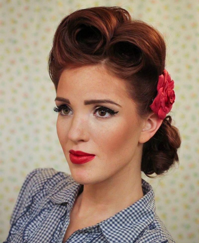 Vintage Roll Updo