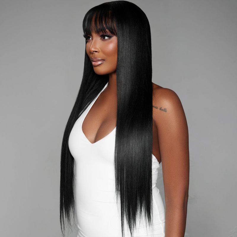 Silky Pressed Hair