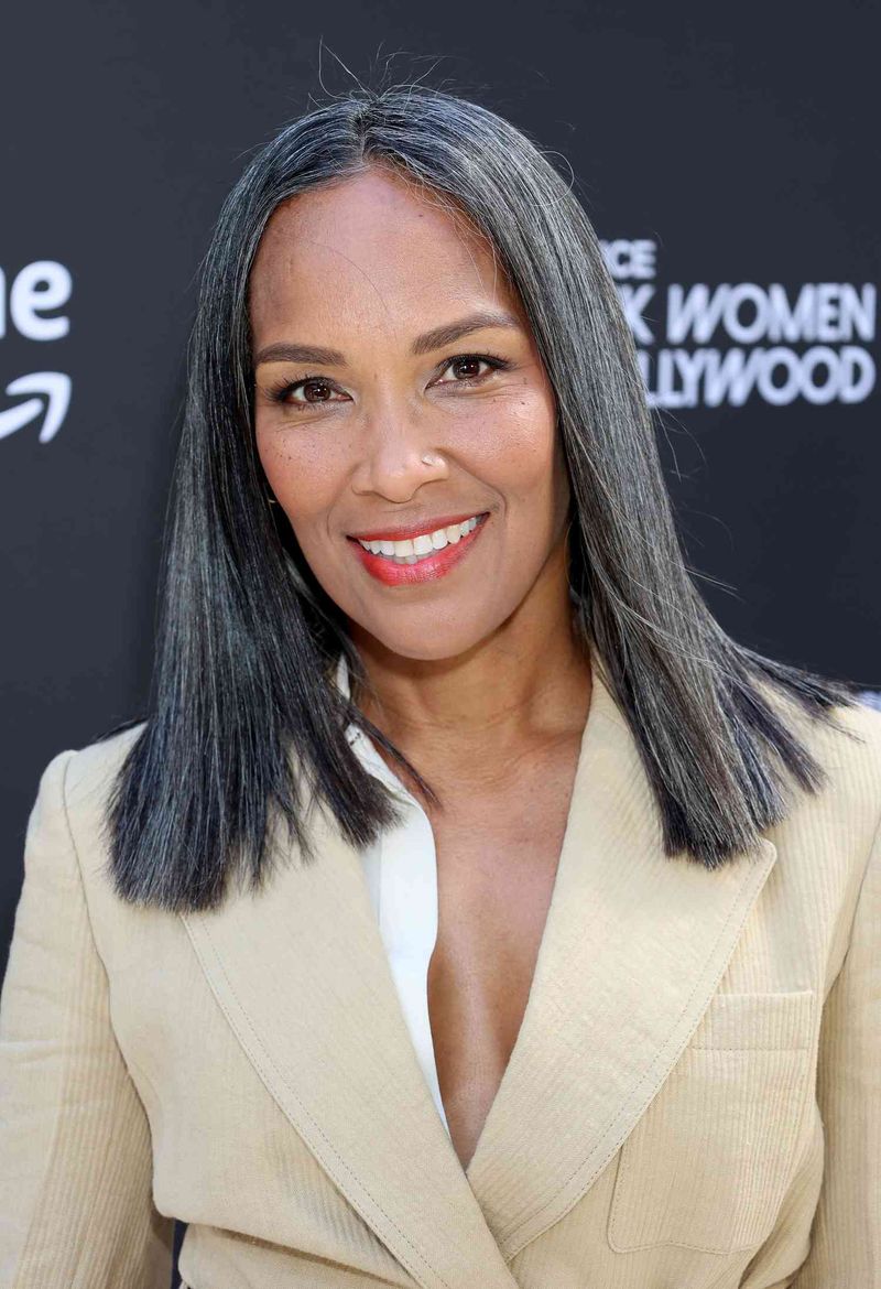 Silver Highlights on Dark Hair