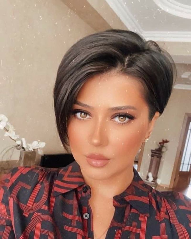 Sleek Asymmetrical Pixie