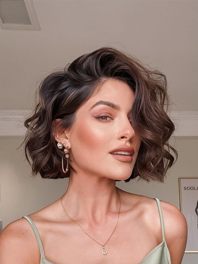 Sleek Curl Bob