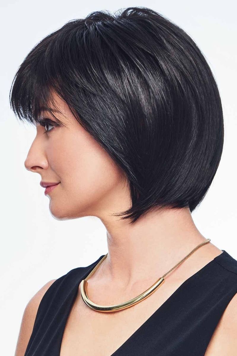 Sleek Midnight Black Pinch Bob