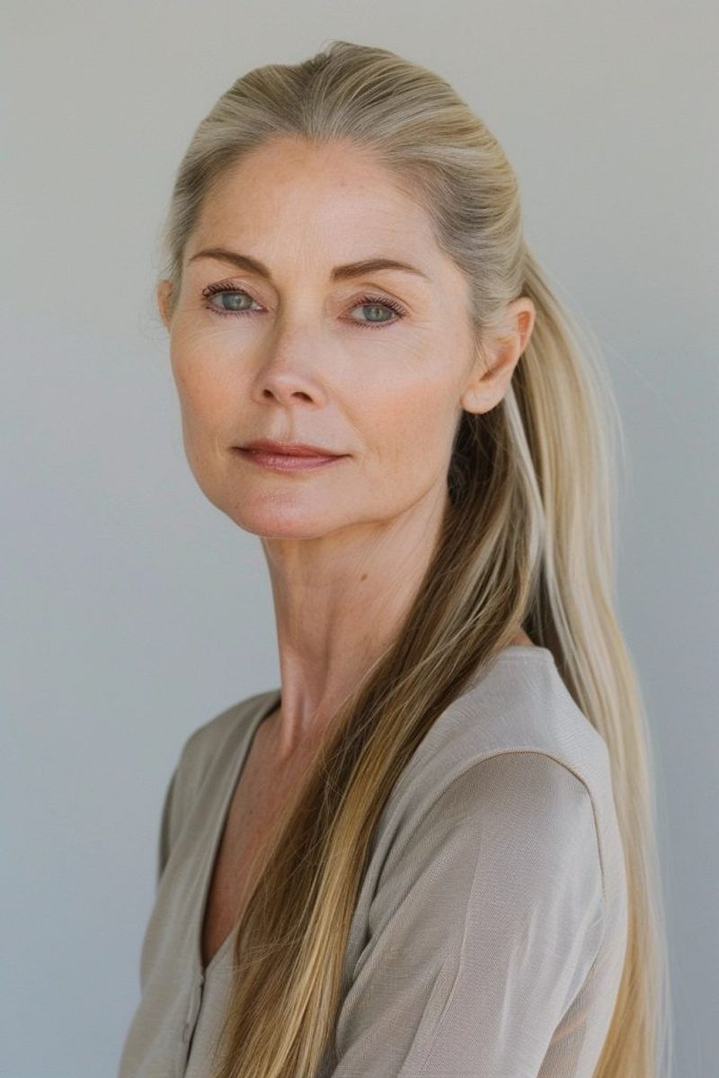 Sleek Ponytail