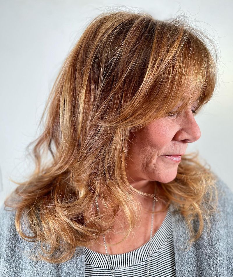 Long Layers with Soft Curls