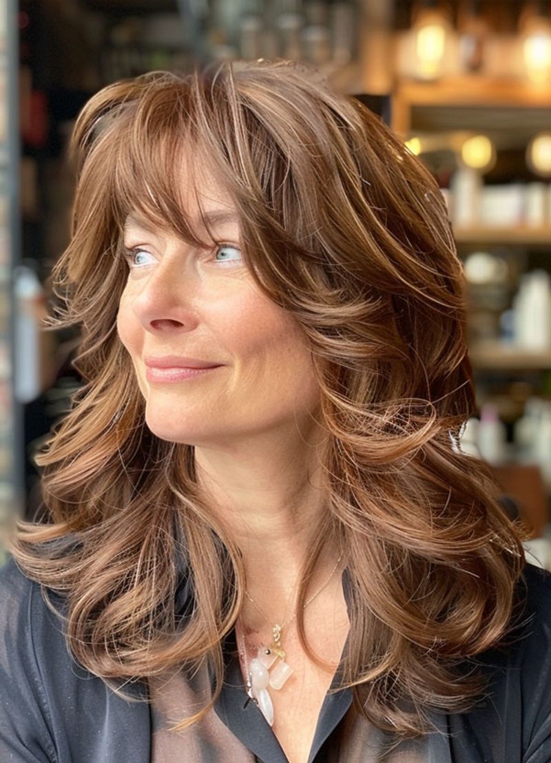 Soft Curled Butterfly Style