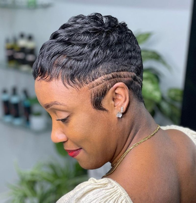 Textured Pixie Cut
