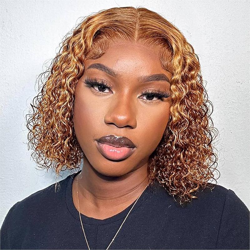 Soft Honey Blonde Curls