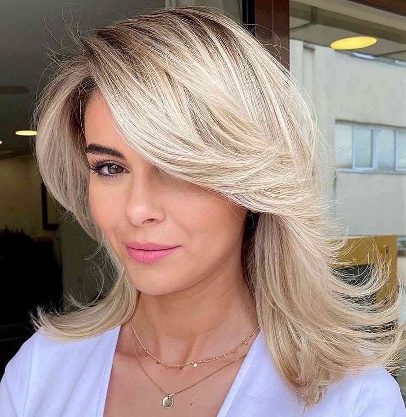 Soft, Side-Swept Bangs