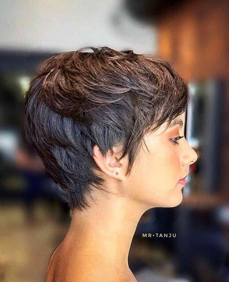 Layered Pixie with Bangs