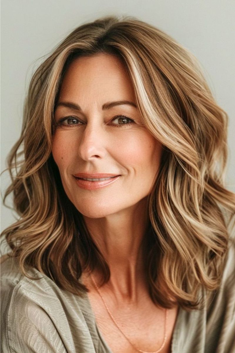Soft Waves with Highlights