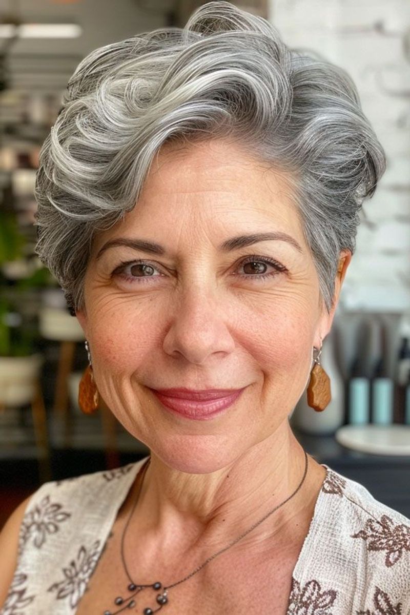 Soft Wavy Pixie