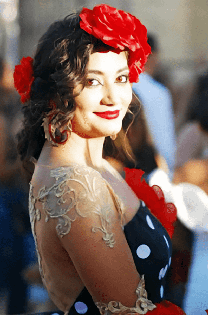 Spanish Flamenco Flowers