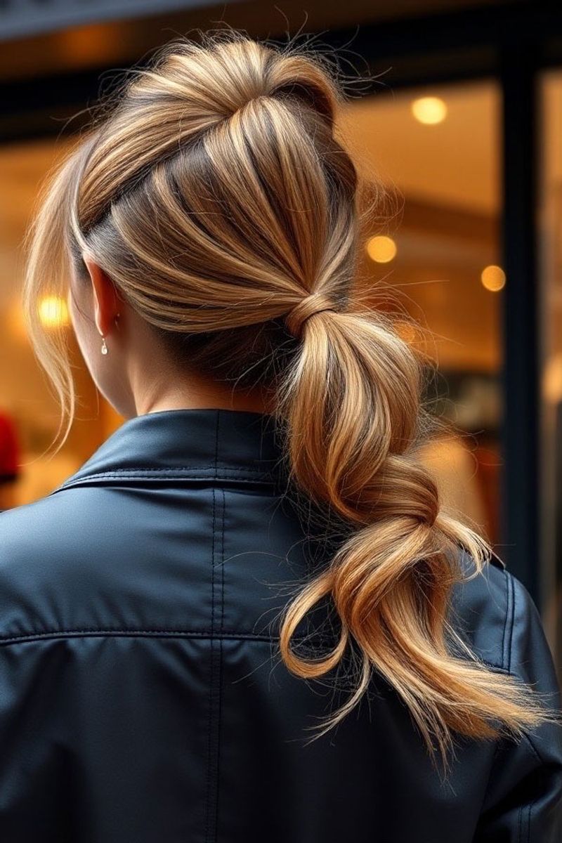 Vintage Glam Bubble Ponytail