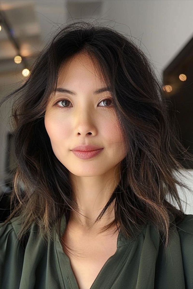Square Face: Thai Soft Waves