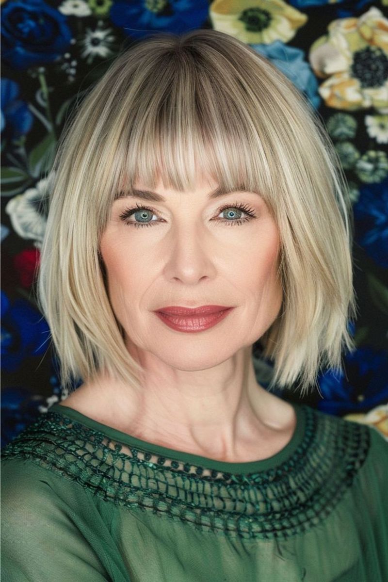 Straight Across Bangs