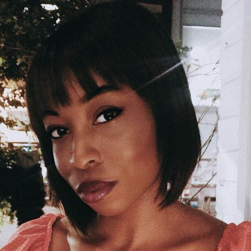 Blunt Cut with Fringe