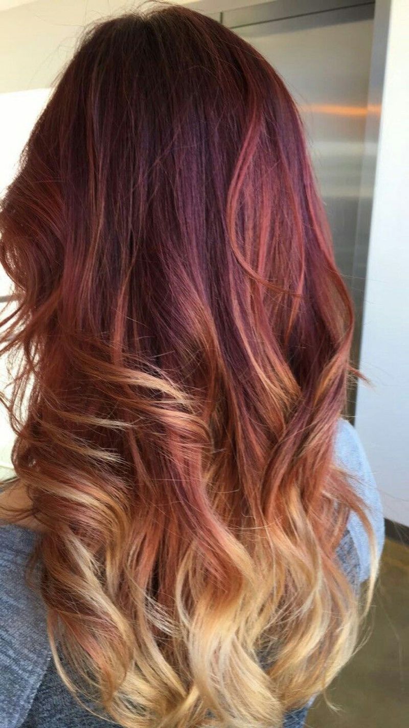 Sunset Ombre Waves