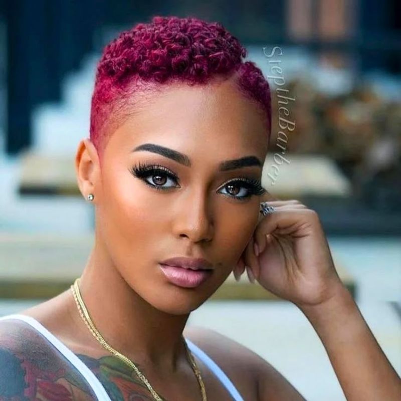 Tapered Cut with Color