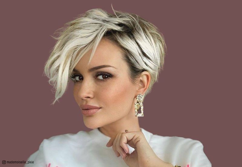 Textured Asymmetrical Crop
