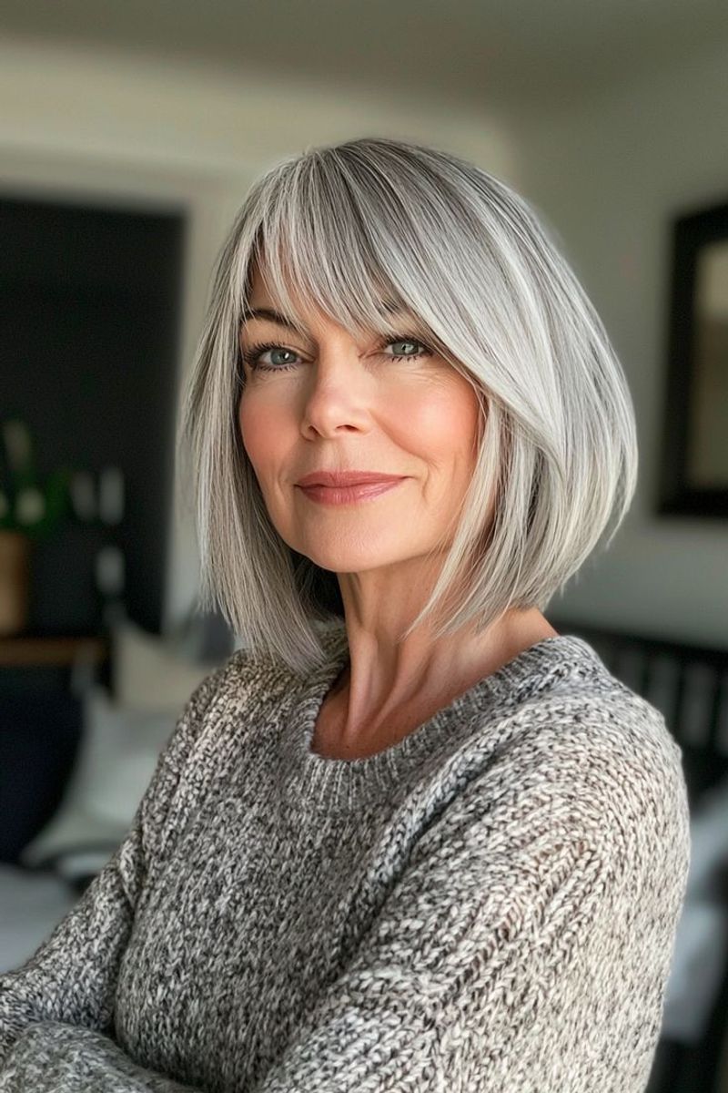 Textured Bangs