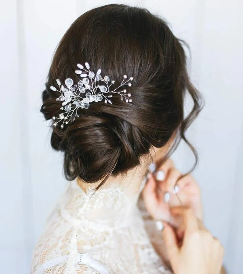 Elegant Updo with Hidden Layers