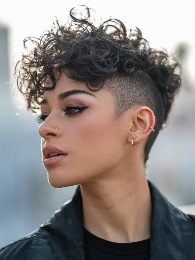 Curly Undercut