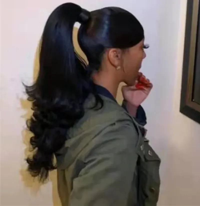 Textured High Ponytail