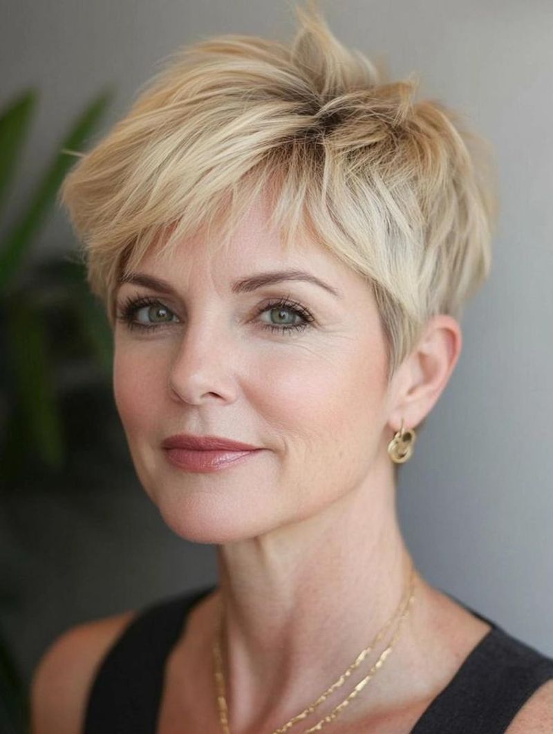 Textured Pixie Cut