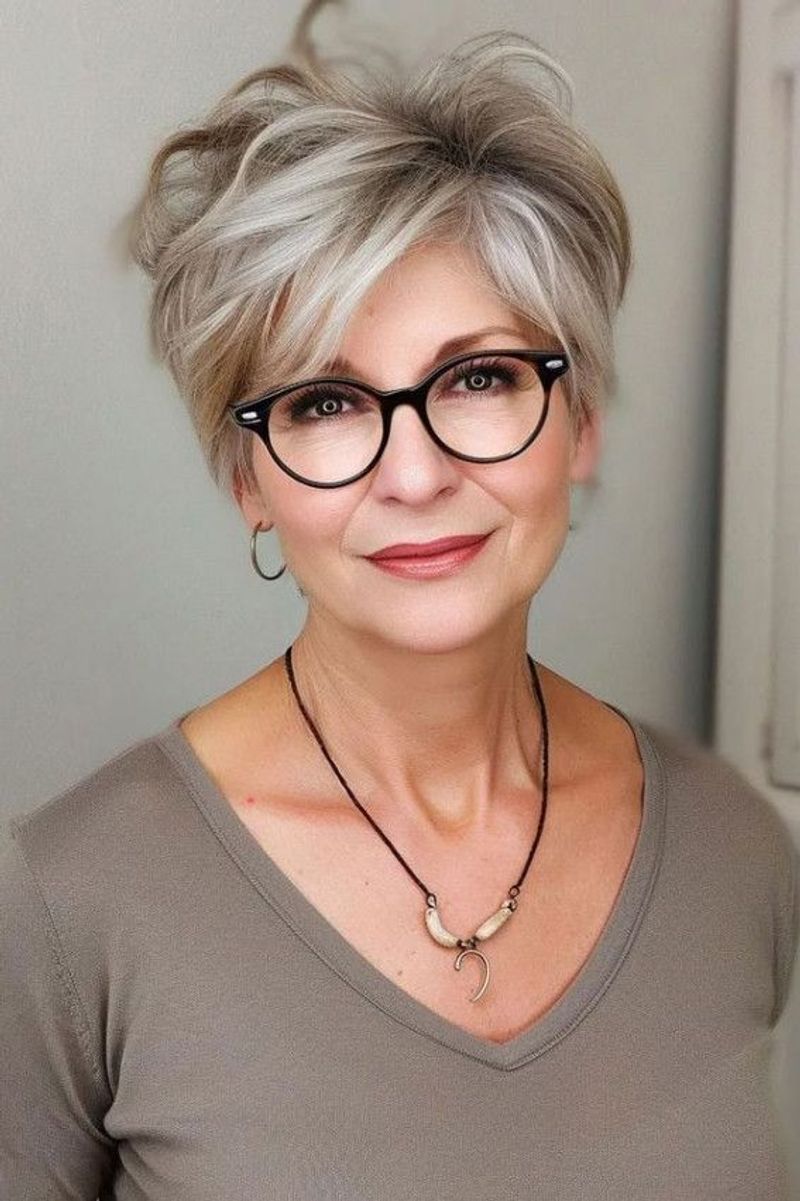 Textured Pixie Cut