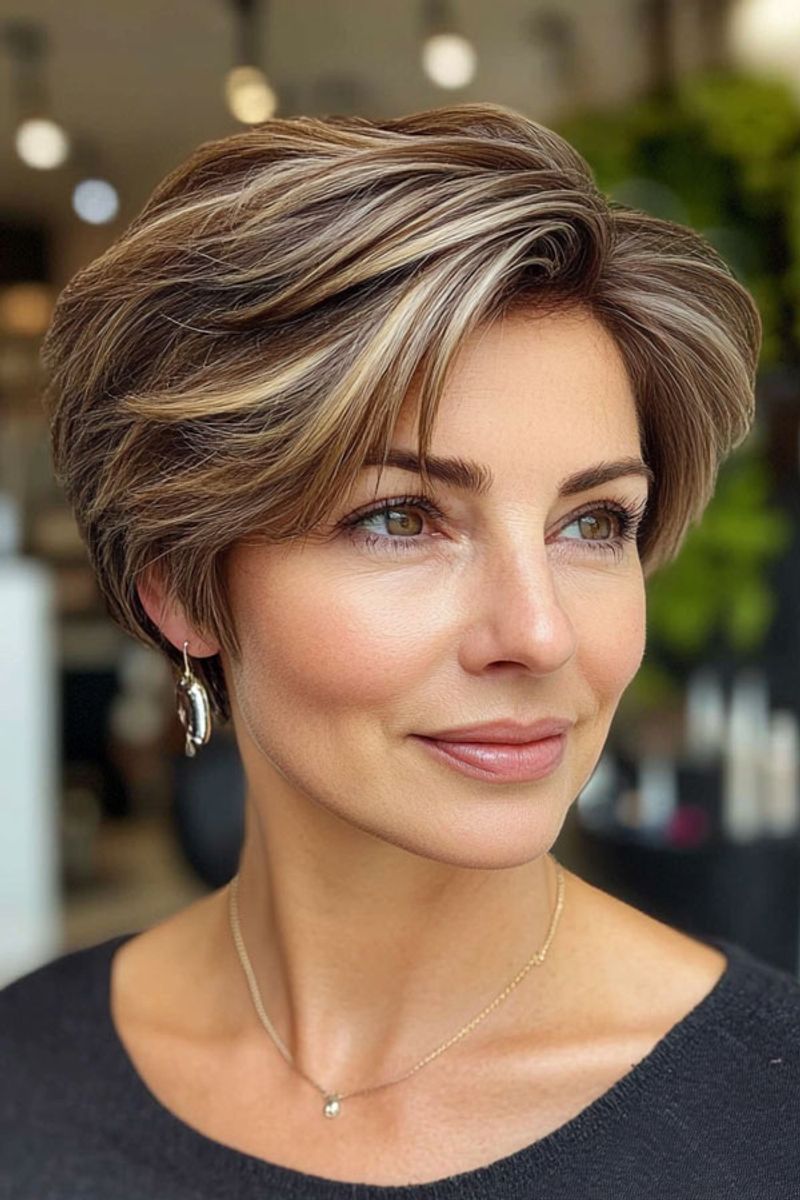 Classic Pixie with Highlights