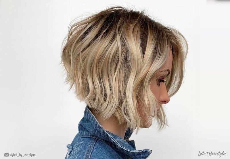 The Textured Wavy Bob