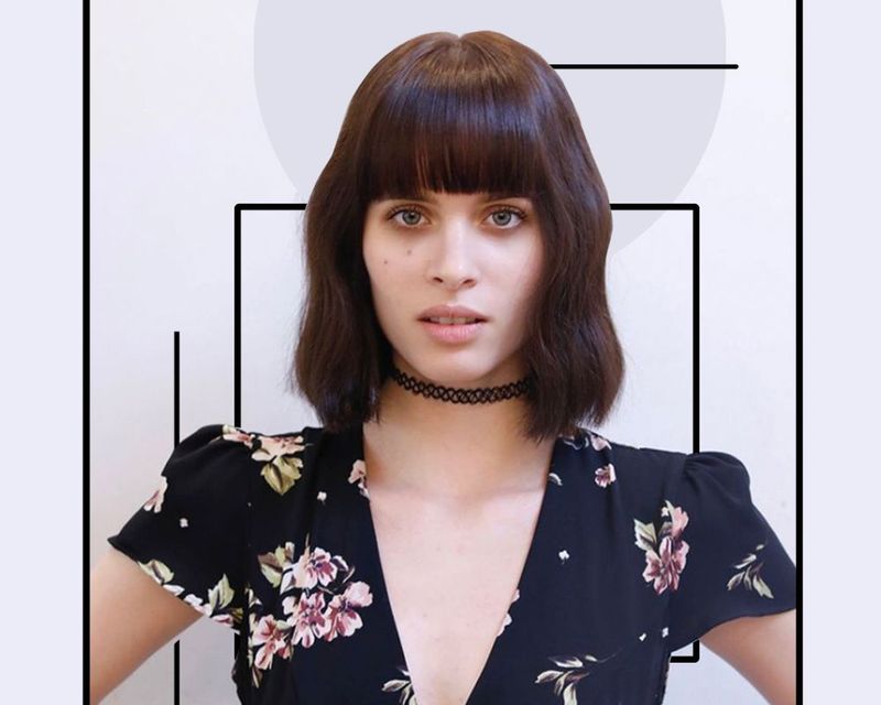 Straight-Across Bangs