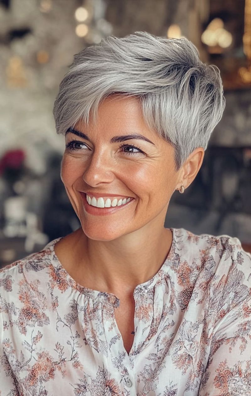 Layered Pixie Cut