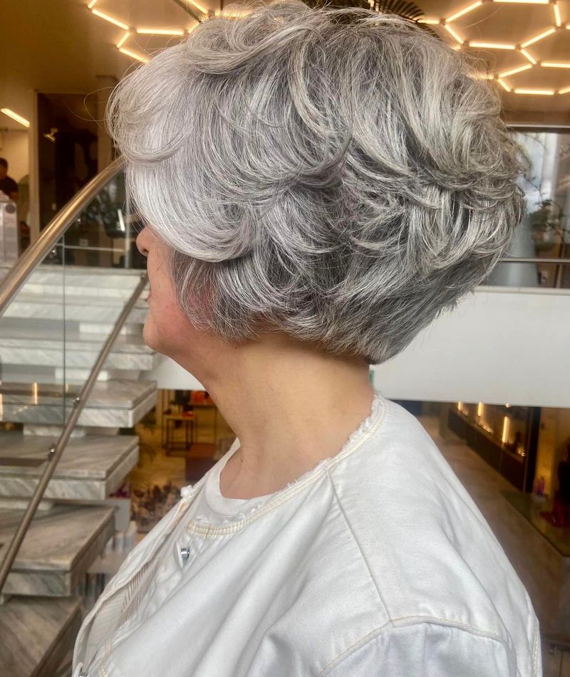 Layered Pixie with Silver Accents