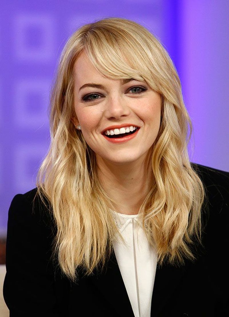 The Side-swept Bangs: Move on from Emma Stone's Heavy Fringe