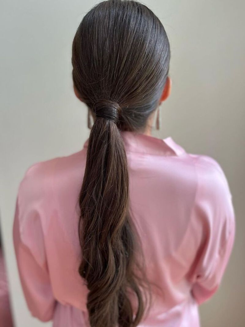 The Practical Low Ponytail