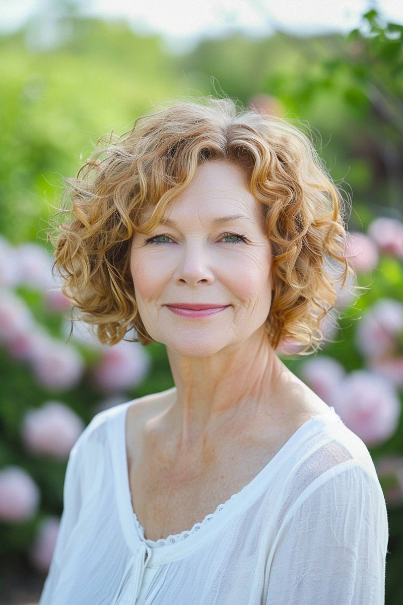 The Relaxed Curly Bob