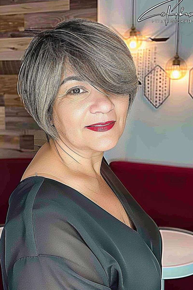 The Side-Swept Bangs