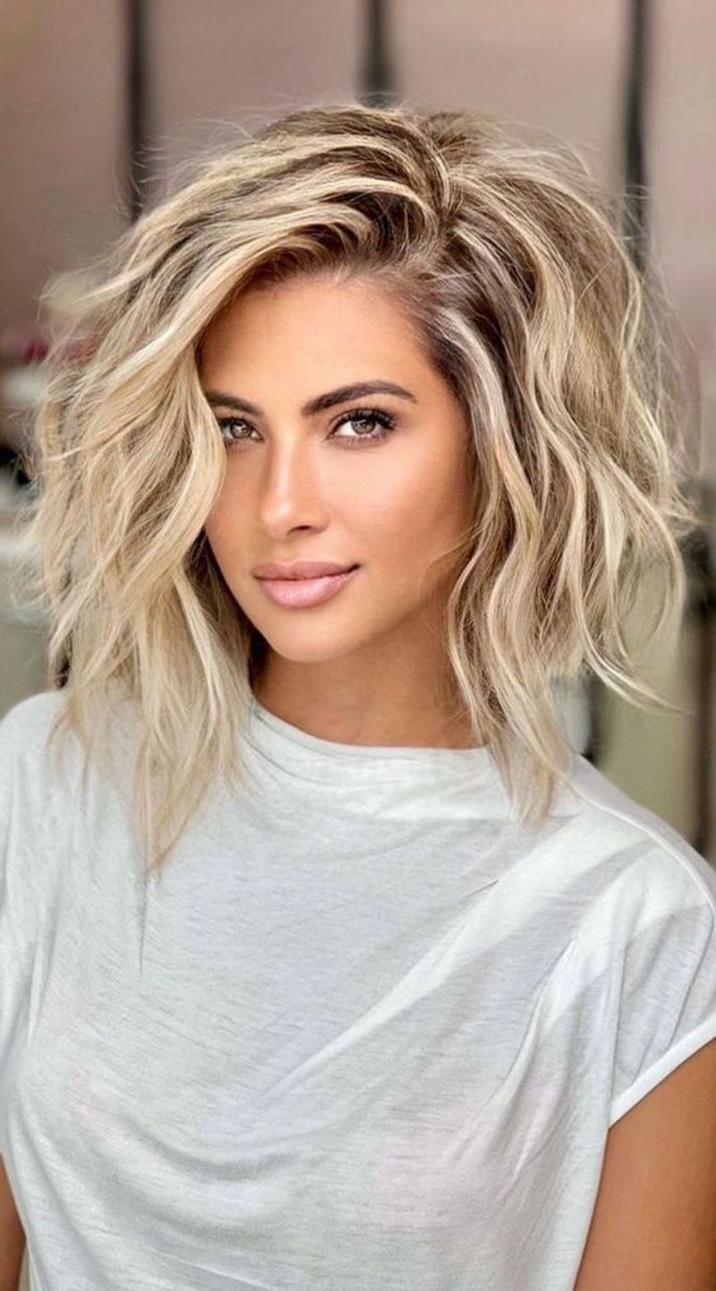 The Bold Wavy Bob
