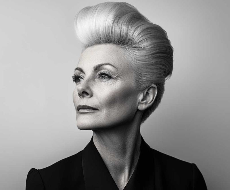 The Sophisticated Pompadour