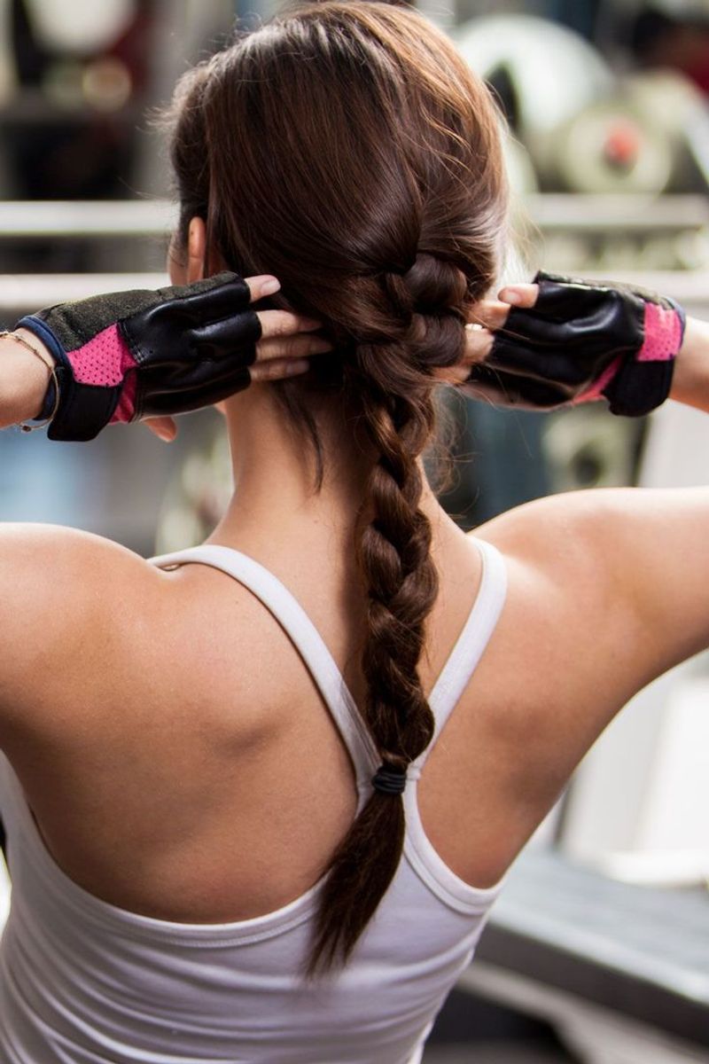 The Sporty Braided Ponytail