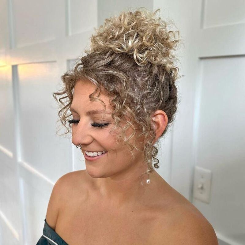 Curly Updo